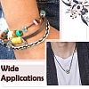 100Pcs 10 Styles Tibetan Style Alloy European Beads TIBE-CJ0001-32-7