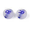 Luminous Frosted Acrylic Beads FACR-T008-02R-2