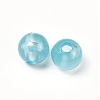 Luminous Transparent Plastic Beads KY-WH0048-20B-05-1