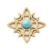 Synthetic Turquoise Pendants STAS-I327-14G-05-1