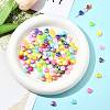 200Pcs 2 Colors ABS Plastic Beads KY-FS0001-42B-8