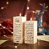 Wooden Candle Holder AJEW-WH0257-008-4