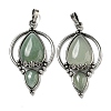 Natural Green Aventurine Pendants G-F766-04AS-03-1