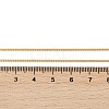 Long-Lasting Plated Brass Curb Chain Necklaces X-NJEW-K112-07G-NF-4