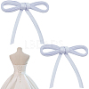 2Pcs Polyester Cord for Women's Wedding Dress Zipper Replacement DIY-GF0010-30D-1