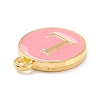 Golden Plated Alloy Enamel Charms LS-ENAM-Q437-14L-2