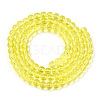 Transparent Glass Beads Strands GLAA-T032-T4mm-12-3