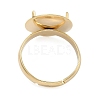 Adjustable Brass 4 Prong Ring Settings KK-K414-04D-G-3