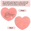 Heart Shaped PVC Zip Lock Bags PW-WG4EC7B-01-4