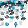 72Pcs 9 Styles Spray Paint 430 Stainless Steel Charms STAS-TA0006-11B-3