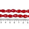 Opaque Solid Color Beads Strands EGLA-N013-P4mm-D07-4