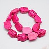 Synthetic Turquoise Beads Strands LS-TURQ-G119-20x29mm-10-2