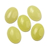 Natural Lemon Jade Cabochons G-C115-01A-16-1