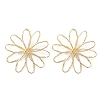 Alloy Stud Earrings EJEW-D300-02G-02-5