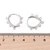 925 Sterling Silver Hoop Earrings Findings STER-B004-12P-3
