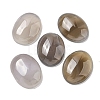 Natural Gery Agate Cabochons G-C115-01B-26-1
