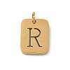 304 Stainless Steel Charms LS-STAS-R001-01G-R-1