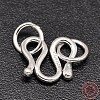 925 Sterling Silver S-Hook Clasps STER-F014-05A-1