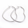 201 Stainless Steel Hoop Earrings EJEW-A052-09C-1