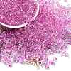 6/0 Spray Paint Fringe Glass Seed Beads SEED-H003-11J-1