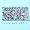 100G Flat Round Craft Style Opaque Acrylic Beads SACR-FS0001-34-7