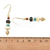 Natural & Synthetic Gemstone Dangle Earrings EJEW-JE07531-5