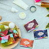   90Pcs 9 Style Rectangle with Flower Pattern & Word Handmade Soap Paper Tag DIY-PH0002-77C-4