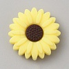 Daisy Silicone Beads SIL-WH0001-60B-01-1