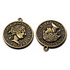 Tibetan Style Alloy Pendants X-EA13483Y-AB-2