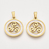 201 Stainless Steel Pendants STAS-N089-63G-1