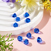 10Pcs Glass Imitation Austrian Crystal Beads GLAA-TADJ0001-11F-4