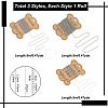 3 Styles 304 Stainless Steel Curb Chains CHS-UN0001-24-3