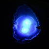 Dyed & Heatsd Natural Agate Slice USB Night Light Decoration G-Q170-10E-2