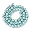 Eco-Friendly Dyed Glass Pearl Round Beads Strands HY-A002-8mm-RB106-5
