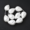 Electroplated Shell Pearl Beads Strands BSHE-F013-13-01-2