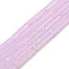 Electroplate Glass Beads Strands EGLA-Q128-11A-AB03-1