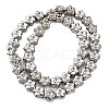Electroplate Glass Beads Strands EGLA-V001-02I-2