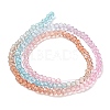 Transparent Painted Glass Beads Strands DGLA-A034-T2mm-A19-5