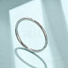304 Stainless Steel Plain Band Rings STAS-I160-F03-P-1