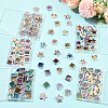 30Pcs Rainbow Iridescent Printed Opaque Acrylic Beads OACR-FS0002-58A-01-6