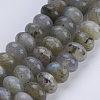 Natural Labradorite Beads Strands G-P354-01-8x5mm-1