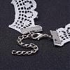 Lace Gothic Choker Necklaces NJEW-E085-14A-3