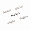 Iron Slide On End Clasp Tubes X-IFIN-R212-1.6cm-P-1