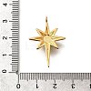 Brass Resin Pendants KK-U055-24G-3