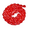 Transparent Glass Beads Strands EGLA-N013-T8mm-D12-2