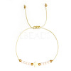 Bohemian Style Glass Braided Beads Bracelets EW0556-7-1