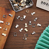 72Pcs 3 Colors Alloy Clasp FIND-CA0010-45-5