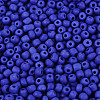 Frosted Opaque 6/0 Glass Seed Beads SEED-R029-4mm-A09-3