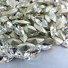 Glass Pointed Back Rhinestone Cabochons RGLA-A011-9x18mm-M-2