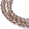Crackle Glass Beads Strands CCG-Q001-4mm-07-3